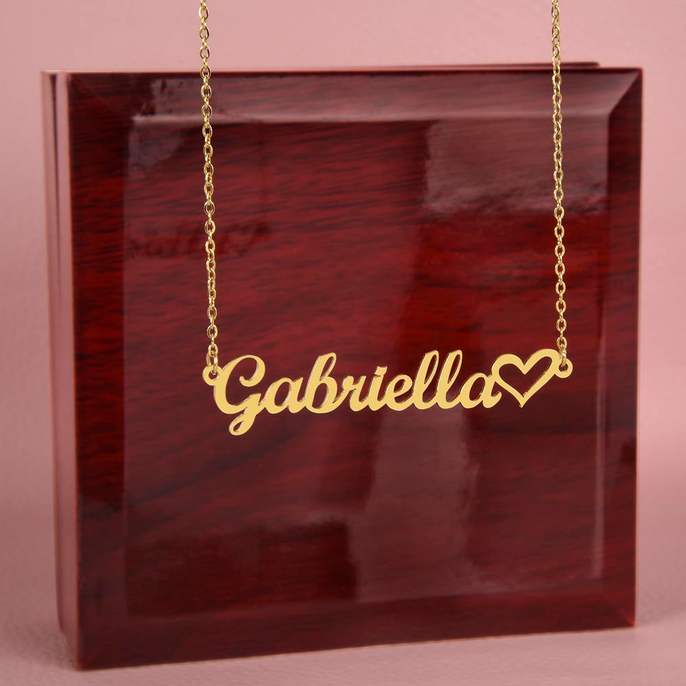 Blockbuster of my life custom name Necklace